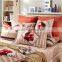four six 2014 new fashion lattice king size queen size full size twin size bedding set