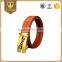 Adjustable Stainless Steel Buckle Brown Leather Belt For Man