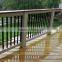 Galvanized steel balcony wood type railing designs