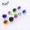 amber color zinc alloy glass bedroom cabinets knobs for dressers