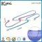 Long colorful decorative metal chain for bag