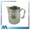 hot sales 350ML 500ML 750ML stainless steel milk jug