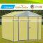 Green galvanized steel sheet decorative storage shed with good deisgn