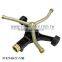Rotary Metal 3-Arm Sprinkler With Removable Base