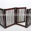 new design foldable wooden pet gate dog fence