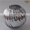 handblown silver or gold color glass vases in round ball shape,mercury glass vase