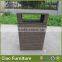 Rattan rubbish chute outdoor rubbish bin