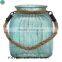 mason jar filled with candy tall clear glass lantern with rope handle