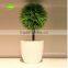GNW GP003 Artificial Plastic Topiary Ball Plant Pots for Office Table Decoration