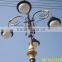 Square used lamp poles/ductile casting posts/outdoor park lighting posts