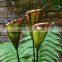 outdoor decoration modern metal sculptures for Copper Lily Garden