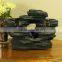 Two Stream Rock Tabletop Fountain With LED Lights