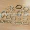 Handbag Steel, Stainless steel, Metal Steel Wire Form Loop Adjuster D ring, O ring, butt welded
