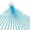 Light Blue Outdoor Double Size Polyster Rope Caribbean Hammock