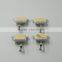 4pcs Durable Mini Adhesive Plastic/Metal Wall Hook with Sticker