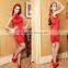 STELISY 2015 latest ladies sexy evening dress,sleeveless red party dresses