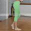 Great stretch green color fitness tights Mid waistband gym wear type seamless women yoga pants