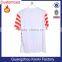 women big size red and white striped t-shirt short and long sleeves