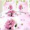 King Size 3d Printed Bed Sheet Fabric/4 Pieces