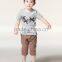 Cheap child 100% cotton kids beauty printing o neck wholesale t-shirts