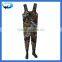 Breathable pink camo neoprene chest wader suit