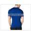 Wholesale Fitness Clothing Gym Wear Men's Slimming Short Sleeve Tops