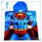 Marvel audit towel supplier Magic superman cartoon character reactive printed cotton children hooded beach towel poncho pattern