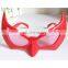 Party Fancy Dress Costume Unisex Neon Bat Plastic Glasses HPC-0636