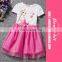 Hot Sale Summer New Girls Clothing Polka Dot Cotton Dress Kids Party Dress