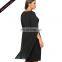fashion mature women elegant flare sleeve plus size cocktail dresses