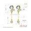 Diamond Pendant Earrings Latest Designs with Cheap Price