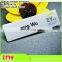custom hot sale hard plastic name badge with lapel pin