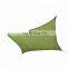 Breathable / waterproof square sun shade sails / triangle plastic green shading cloth for outdoor garden canopy cover