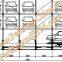 Side entrance narrow parking area solutions by full automatic slide lift turn comb exchange advanced desgin and technology