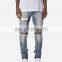 DiZNEW Custom 100% cotton  jeans trousers men's jeans pants crush jeans