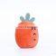 Cute plush vocal bite resistant interactive fruit shape catnip toys for cat and dog