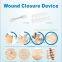 Skin Closure Device， wound closure device,  medical wound closure system, suture free wound closure,