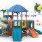 Kids Outdoor Playground Plastic Slide Funny Playground Slide Combination