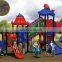 Playful outdoor plastic kids sliding toys playground kids plastic slide combination