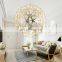 Modern Sparkling LED Stainless Steel Lighting Spark Ball Chandelier Pendant Lamp