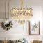 Modern fashion simple luxury K9 clear Crystal Ceiling Lighting Chandelier