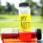 Customized Logo Leak Proof Fruit Infuser Water Bottle