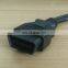 OBD2 Male to Dual Female Adapter Splitter Extension Cable 18cm OBD II 0.6FT