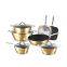 Forged Hammered Exterior Design Non stick Aluminum Casserole       Aluminium Cookware Manufacturer