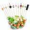 12cm Party Cocktail colorful Beads Skewers picks with different kinds China supplier