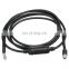 3.5MM 12PIN AUX Auxiliary Wire Black Audio Female Music Cable For BMW E60 E63 5 6 Series