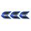 Car Design Stickers 6Pcs/Set Car Windshield Sticker Reflective Strips Carbon Fiber Wrapping Film Decoration Body Auto