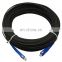 200meter SC/UPC-SC/UPC 1core G.657Asteel wire self-supporting outdoor FTTH drop Cable fiber optic patch cord sc-sc upc