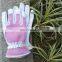HANDLANDY Pink Womens Fit for Rose Pruning Daily Work goatskin Leather Gardening gloves