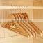 Good quality cloth garment top shirt wooden clothes hanger